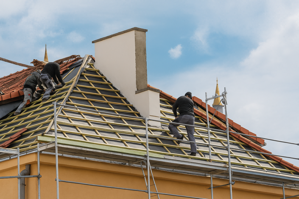 Maison à Bonneuil-sur-Marne avec une toiture rénovée par Bonneuil Couverture